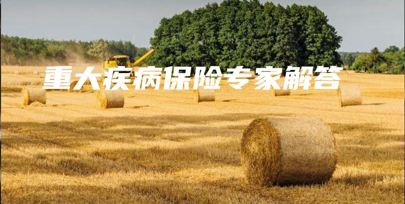 重大疾病保险专家解答-保点通