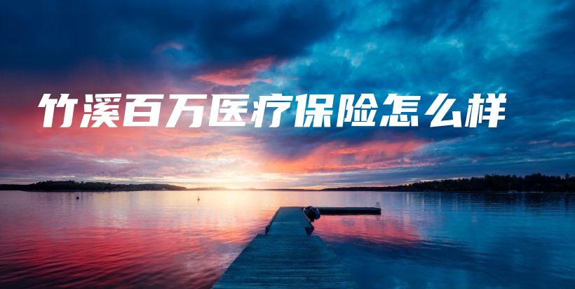 竹溪百万医疗保险怎么样-保点通