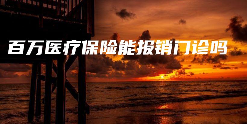 百万医疗保险能报销门诊吗-保点通