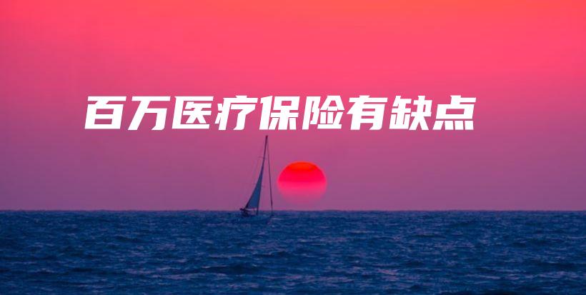 百万医疗保险有缺点-保点通
