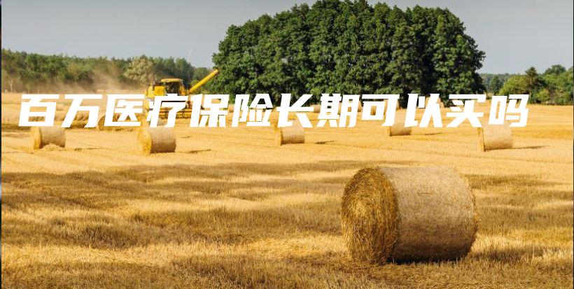 百万医疗保险长期可以买吗-保点通
