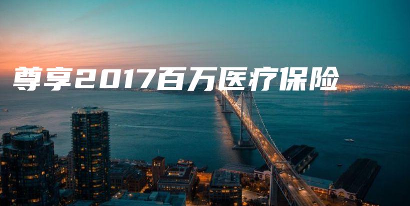 尊享2017百万医疗保险-保点通