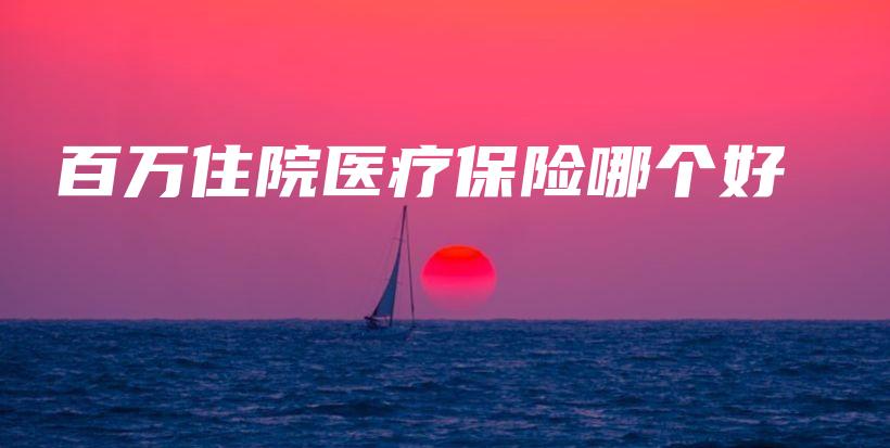 百万住院医疗保险哪个好-保点通