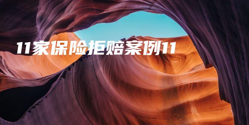 11家保险拒赔案例11-保点通