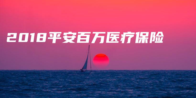2018平安百万医疗保险-保点通