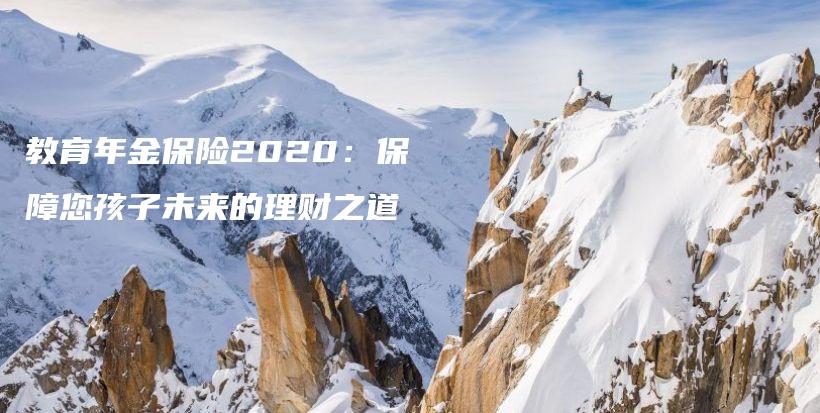 教育年金保险2020：保障您孩子未来的理财之道-保点通