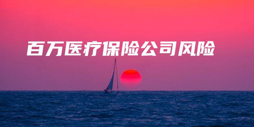 百万医疗保险公司风险-保点通
