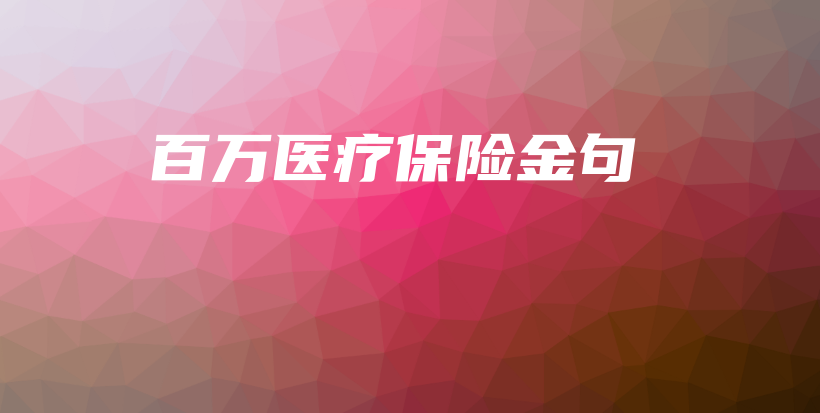 百万医疗保险金句-保点通