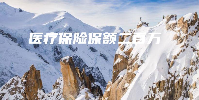 医疗保险保额二百万-保点通