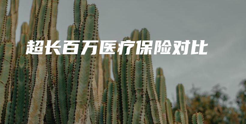 超长百万医疗保险对比-保点通