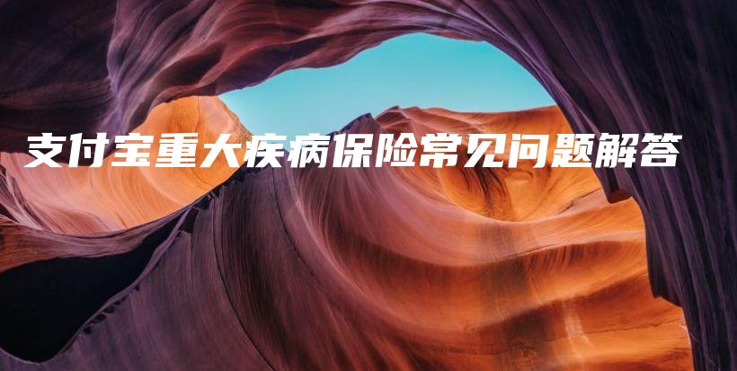 支付宝重大疾病保险常见问题解答-保点通
