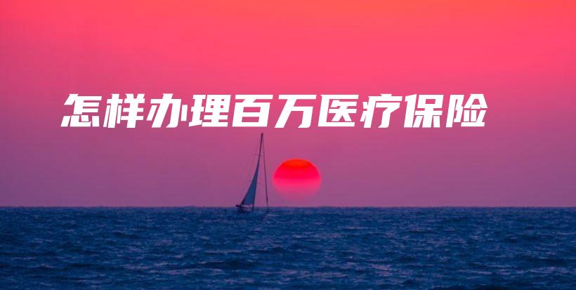 怎样办理百万医疗保险-保点通