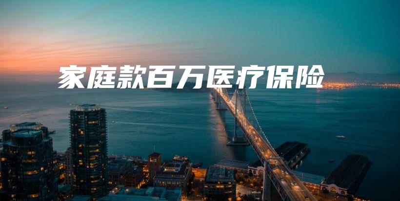 家庭款百万医疗保险-保点通