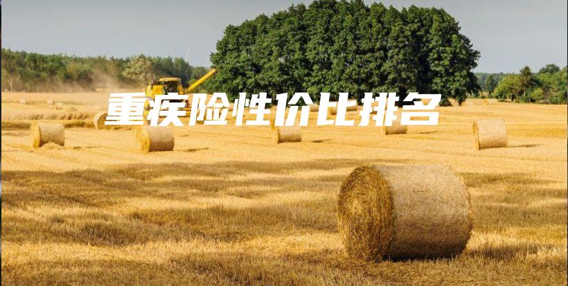 重疾险性价比排名-保点通