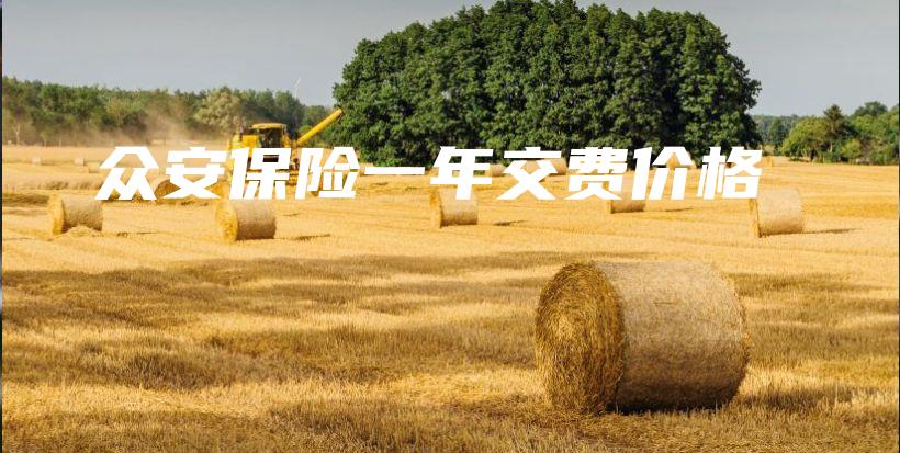 众安保险一年交费价格-保点通