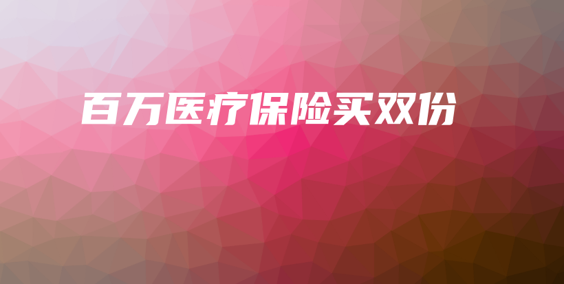百万医疗保险买双份-保点通