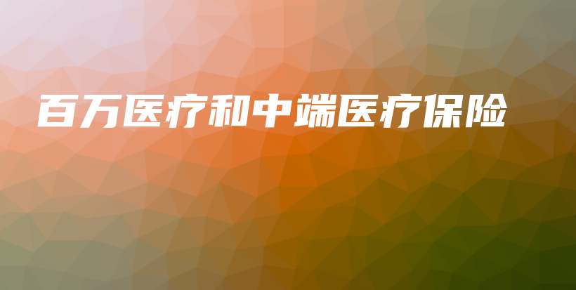 百万医疗和中端医疗保险-保点通