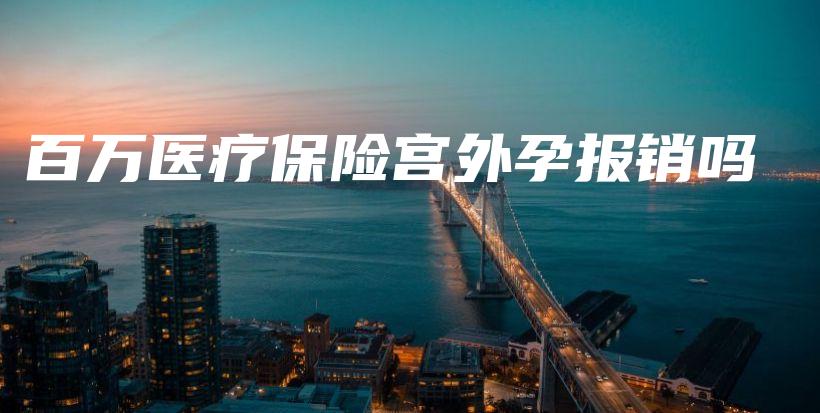 百万医疗保险宫外孕报销吗-保点通