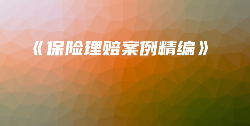 《保险理赔案例精编》-保点通