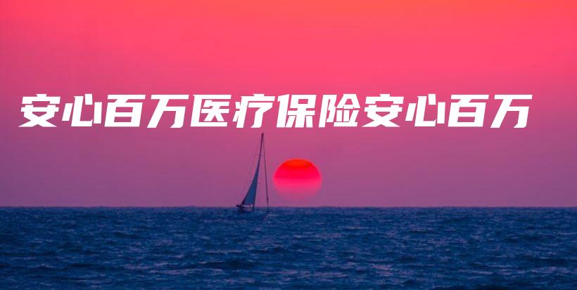 安心百万医疗保险安心百万-保点通