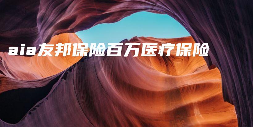 aia友邦保险百万医疗保险-保点通