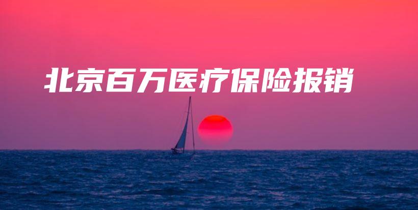 北京百万医疗保险报销-保点通