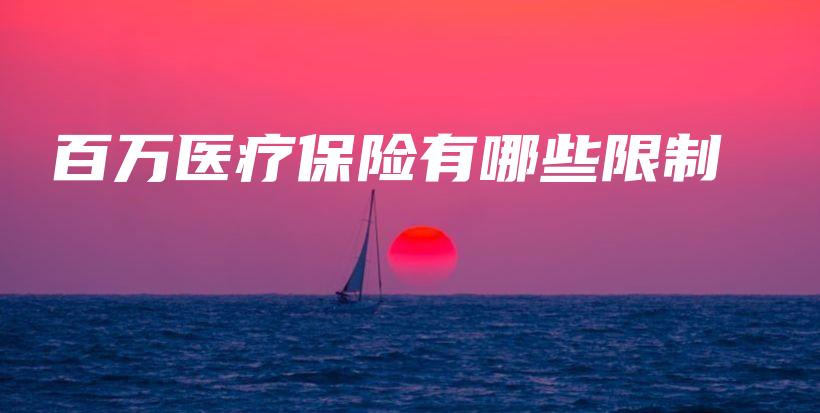 百万医疗保险有哪些限制-保点通