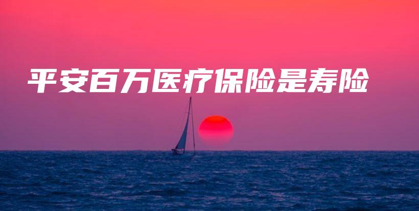 平安百万医疗保险是寿险-保点通