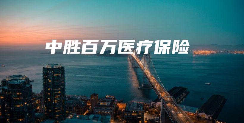 中胜百万医疗保险-保点通