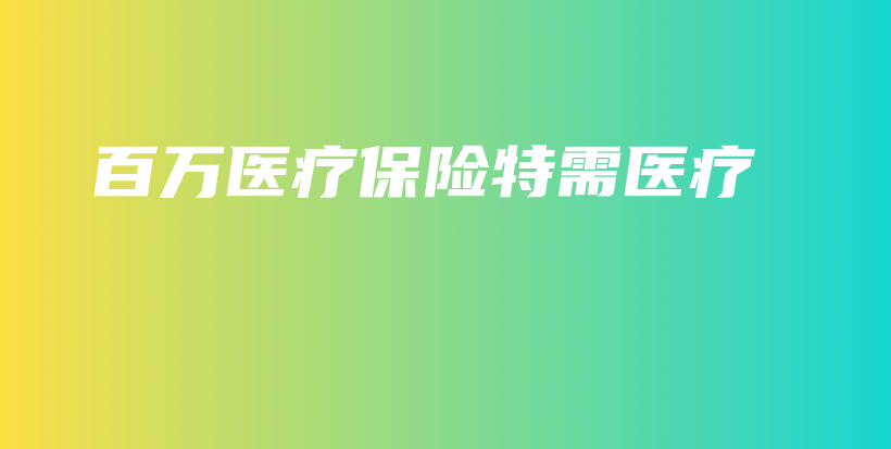 百万医疗保险特需医疗-保点通