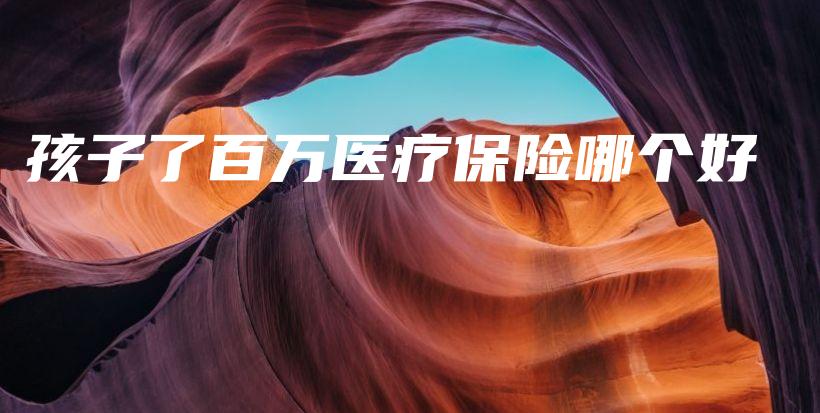 孩子了百万医疗保险哪个好-保点通