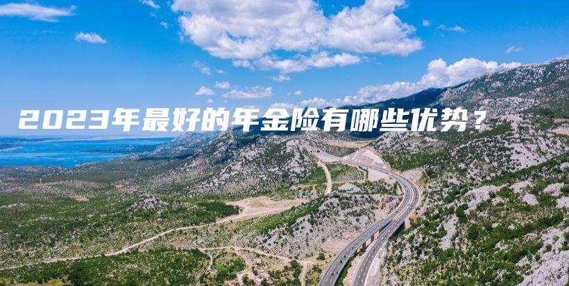 2023年最好的年金险有哪些优势？-保点通