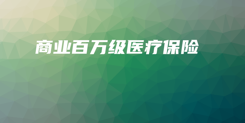商业百万级医疗保险-保点通