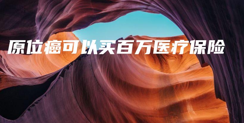 原位癌可以买百万医疗保险-保点通