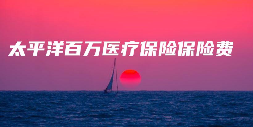 太平洋百万医疗保险保险费-保点通
