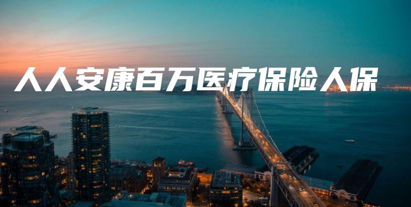 人人安康百万医疗保险人保-保点通