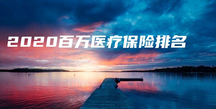 2020百万医疗保险排名-保点通